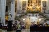 Real Madrid present trophies to Our Lady of Almudena