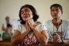 Nuns help debrief stressed typhoon victims arriving in Manila