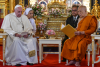 Pope Francis praises Buddhist 'brothers and sisters'